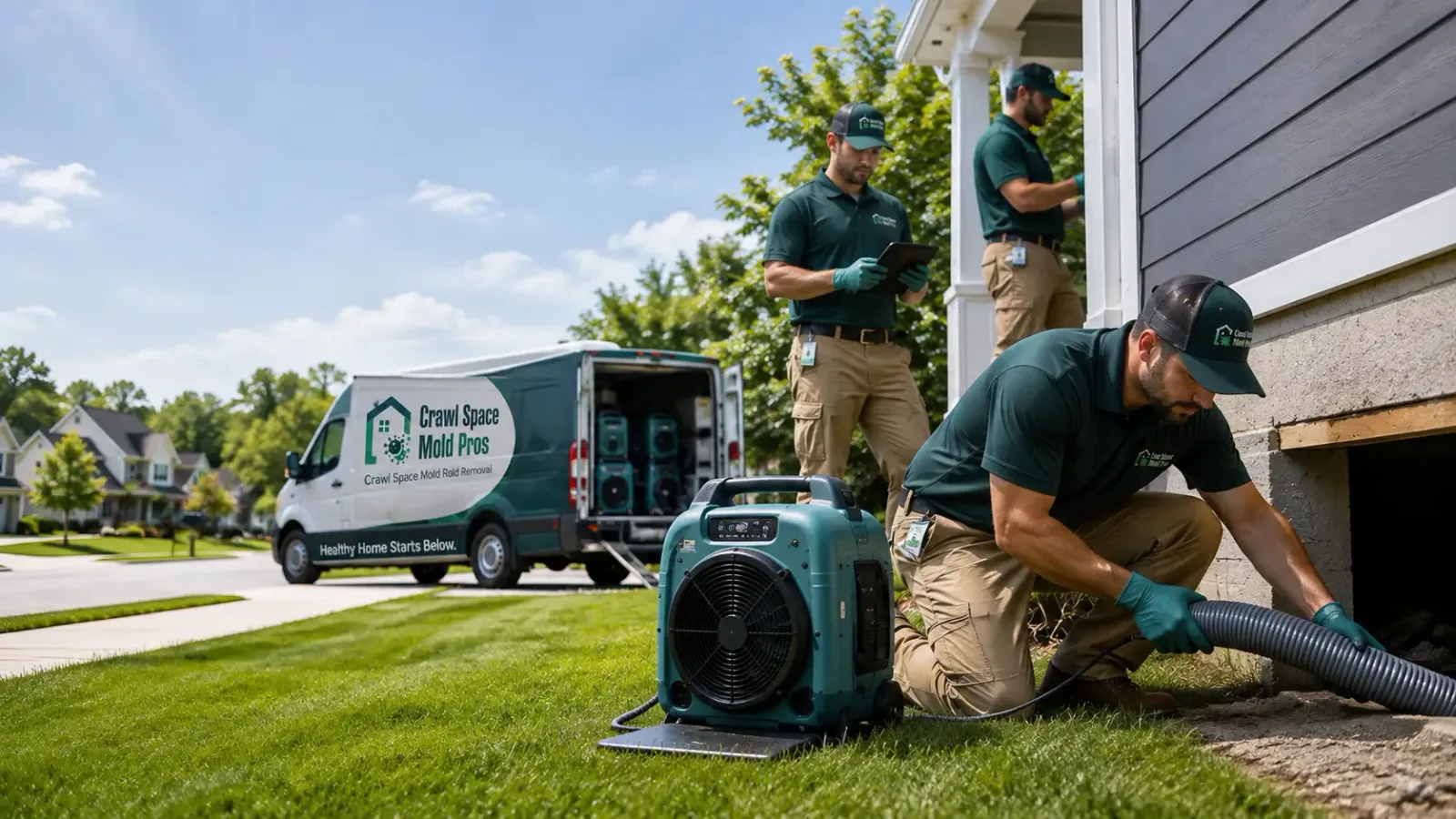 Crawl Space Mold Removal in Saint George, SC